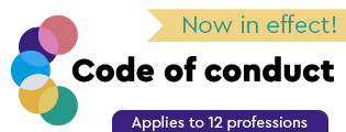 Advance copy published Code of conduct - Applies to 12 professions